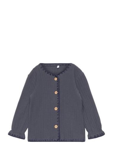 Nbfofinne Cardigan Tops Knitwear Cardigans Blue Name It