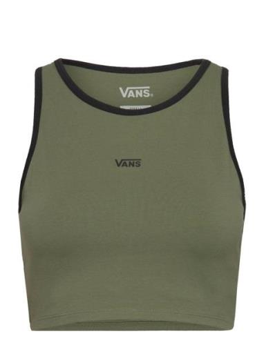 Longline Raceback Bralette Sport Crop Tops Sleeveless Crop Tops Khaki ...