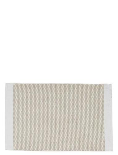 Grid Bath Mat Home Textiles Rugs & Carpets Bath Rugs Beige Mette Ditme...