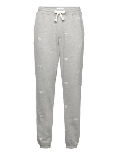 Dwayne Aoe Sweatpants Bottoms Sweatpants Grey Les Deux