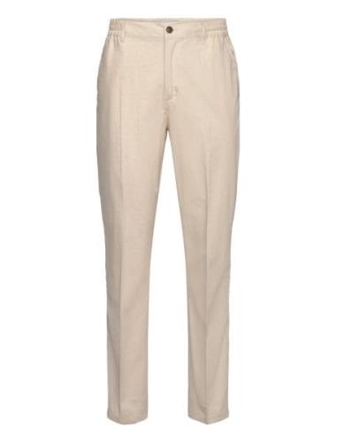 Pino Linen Pants Bottoms Trousers Casual Cream Les Deux