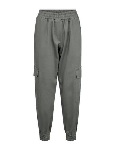 Sc-Akila Bottoms Trousers Cargo Pants Grey Soyaconcept