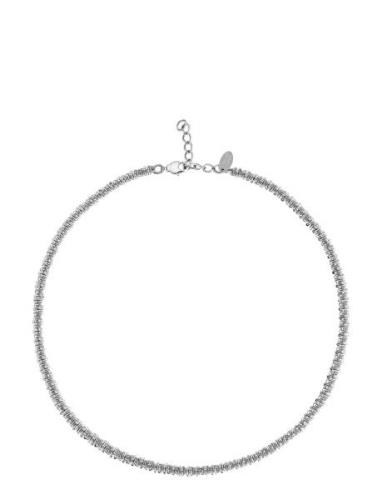 Gemma Necklace Rhodium Accessories Jewellery Necklaces Chain Necklaces...