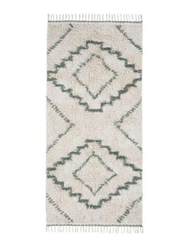 Tæppe, Hdminis, Grøn Home Textiles Rugs & Carpets Cotton Rugs & Rag Ru...