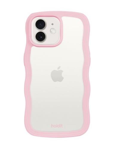 Wavy Case Iph 12/12 Pro Mobiltilbehør-covers Ph Cases Pink Holdit