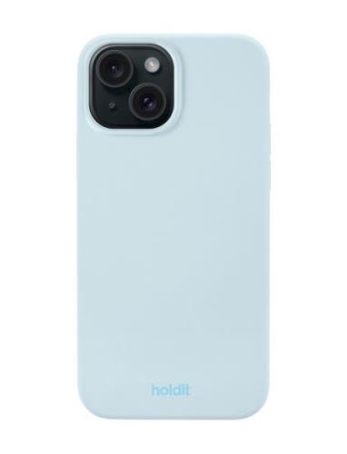 Silic Case Iph 15 Mobiltilbehør-covers Ph Cases Blue Holdit