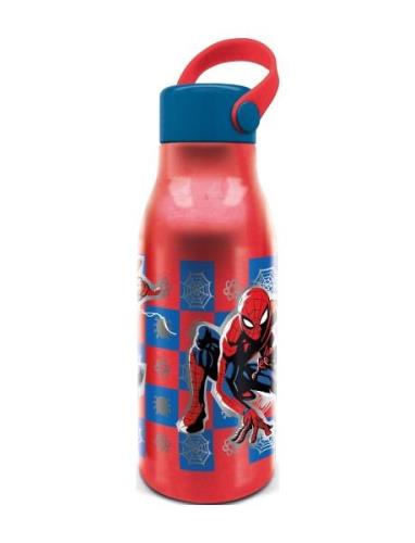 Spiderman Flexi Handle Aluminum Bottle, 760 Ml Home Meal Time Red Spid...