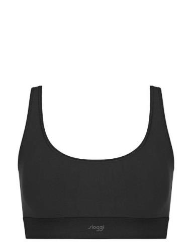 Sloggi Ever Ease Top Lingerie Bras & Tops Soft Bras Tank Top Bras Blac...