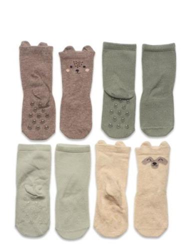 Sock 4P Forest Animal Sokker Strømper Multi/patterned Lindex