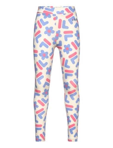 Landau Aop Leggings Bottoms Leggings White FILA