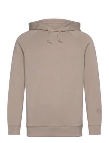 Abel Hood Sweat Tops Sweat-shirts & Hoodies Hoodies Beige Mos Mosh Gal...