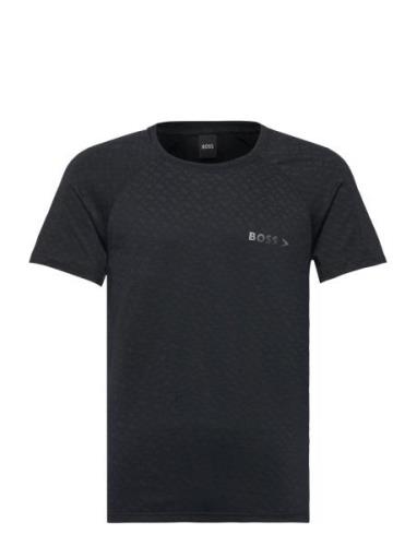 Tshirtrn Action Tops T-shirts Short-sleeved Black BOSS