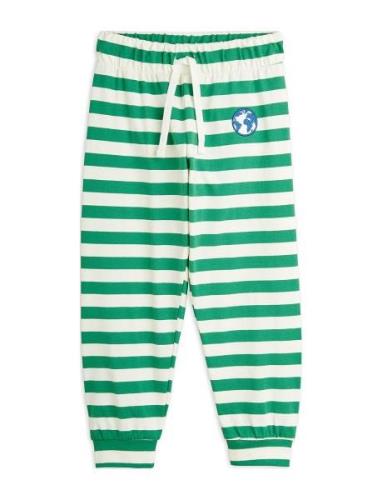 Stripe Yd Trousers Bottoms Sweatpants Green Mini Rodini