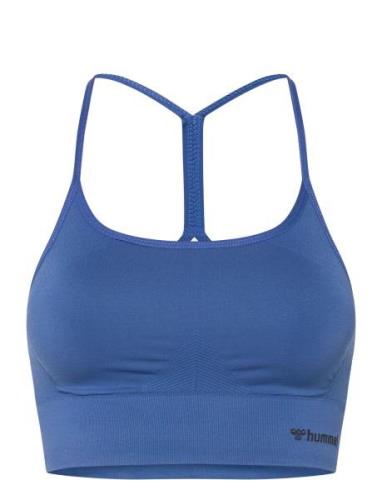 Hmltiffy Seamless Sports Top Sport Bras & Tops Sports Bras - All Blue ...