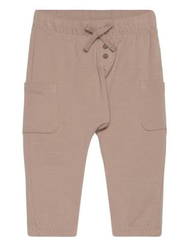 Trousers Joggers Cargo Bottoms Sweatpants Beige Lindex