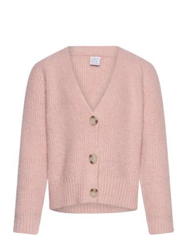 Cardigan Pink Featheryarn Tops Knitwear Cardigans Pink Lindex