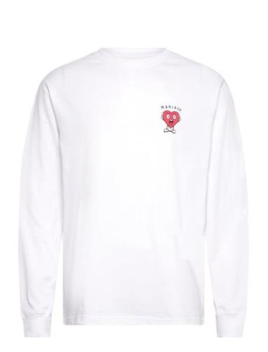 Panic Long Sleeve Tops T-shirts Long-sleeved White Makia