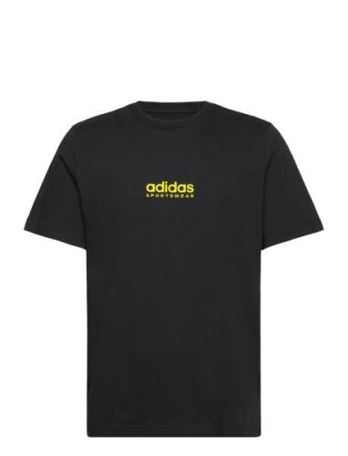 M Ss Tiro Sum 2 Sport T-shirts Short-sleeved Black Adidas Sportswear