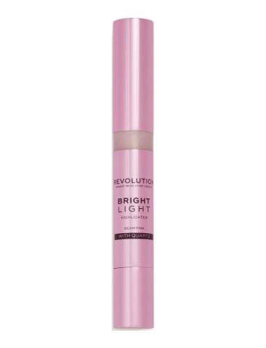 Revolution Bright Light Highlighter Beam Pink Highlighter Contour Smin...