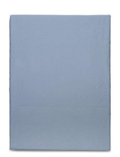 Lbrush Fitted Sheet Home Textiles Bedtextiles Sheets Blue Lacoste Home