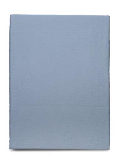 Lbrush Fitted Sheet Home Textiles Bedtextiles Sheets Blue Lacoste Home