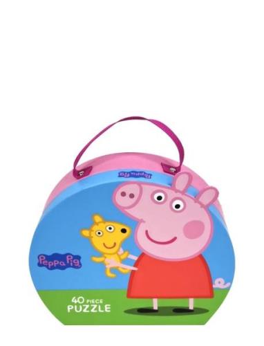 Peppa Pig - Teddy Puzzle Suitcase Toys Puzzles And Games Puzzles Class...