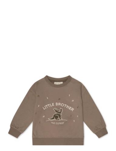 Finley Little Brother Sweatshirt Tops Sweat-shirts & Hoodies Sweat-shi...