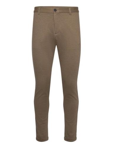 Superflex Pant Normal Length Bottoms Trousers Chinos Brown Lindbergh