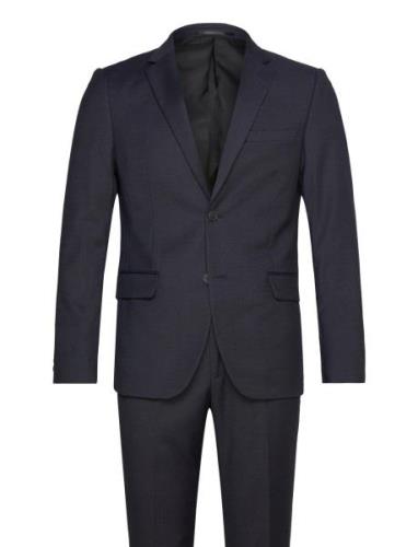 Classic Structure Stretch Suit Dress Navy Lindbergh