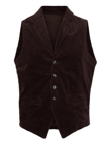 Corduroy Waistcoat Dressvest Brown Lindbergh