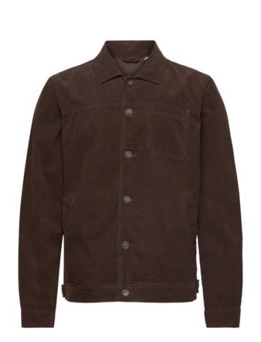 Corduroy Overshirt Tops Overshirts Brown Lindbergh