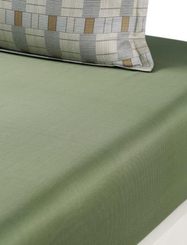 Manifest Fitted Sheet Home Textiles Bedtextiles Sheets Green Boss Home