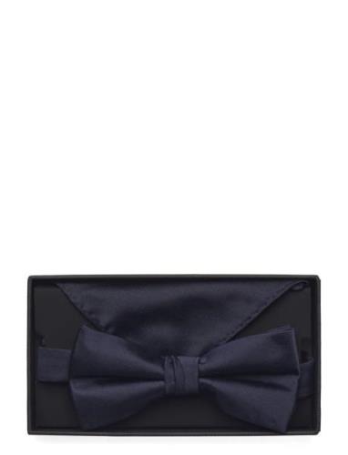 Polyester Bow Tie Sløyfe Navy Lindbergh Black