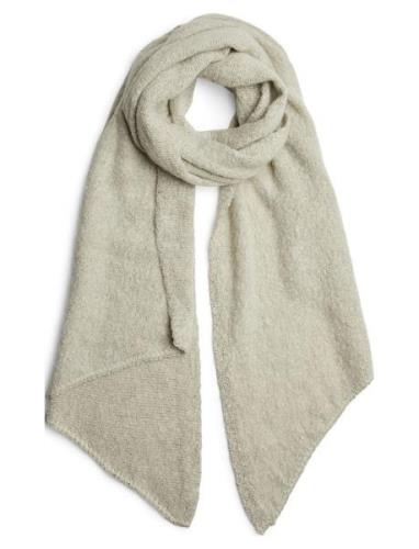 Pcpyron Long Scarf Noos Bc Accessories Scarves Winter Scarves Beige Pi...