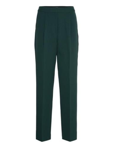 Robyn Relaxed Poly Crepe Pant Bottoms Trousers Wide Leg Green Scotch &...