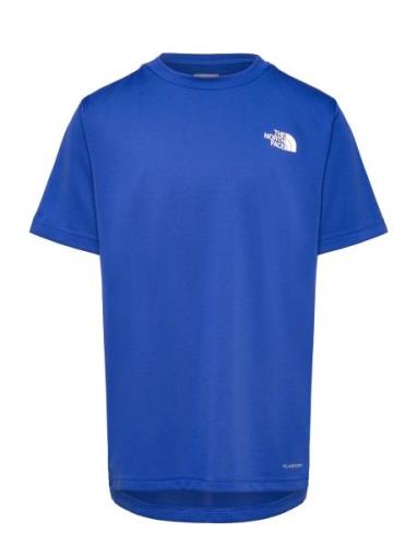 B Reaxion S/S Tee Tops T-shirts Short-sleeved Blue The North Face