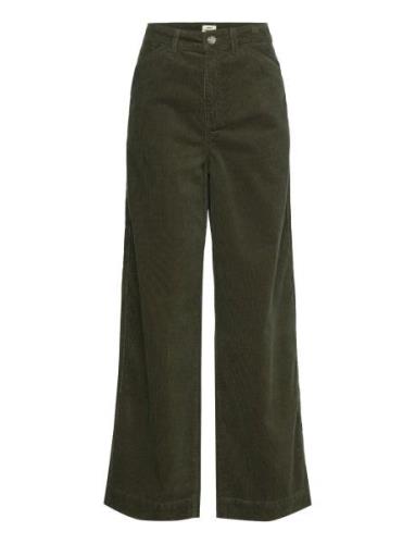 Mini Cord Cargo Pants Bottoms Trousers Cargo Pants Green Mads Nørgaard