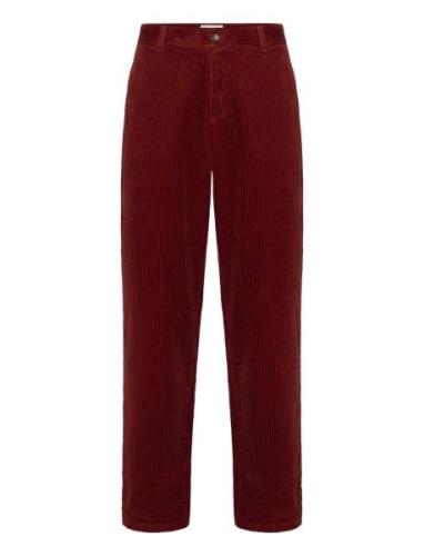 Kody Heavy Corduroy Pants Bottoms Trousers Casual Burgundy Les Deux