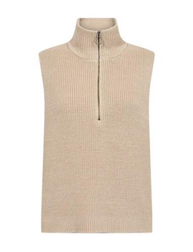 Sc-Julia Tops Knitwear Jumpers Beige Soyaconcept