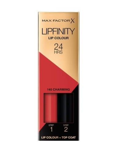 Lipfinity 140 Charming Lipgloss Sminke Brown Max Factor