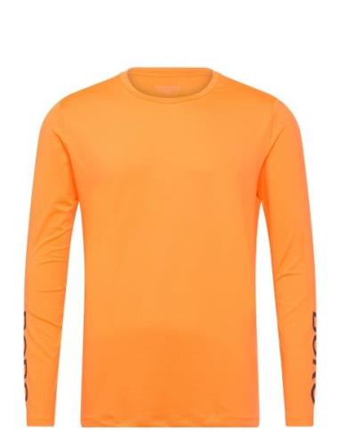 Borg Long Sleeve T-Shirt Sport T-shirts Long-sleeved Orange Björn Borg