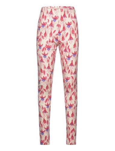 Fuchsia Aop Leggings Bottoms Leggings Pink Mini Rodini