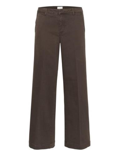 Laramw 149 Wide Pant Bottoms Trousers Wide Leg Brown My Essential Ward...