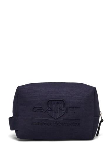 Tonal Shield Wash Bag Toalettveske Navy GANT