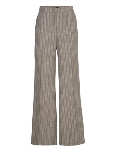 Talia_Long Bottoms Trousers Suitpants Brown BOSS