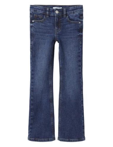 Nkfpolly Skinny Boot Jeans 8245-Md D Bottoms Jeans Wide Jeans Blue Nam...