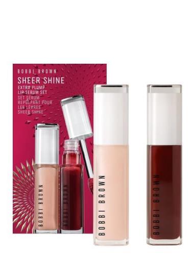 Sheer Shine Extra Plump Lip Serum Set Sminkesett Sminke Nude Bobbi Bro...