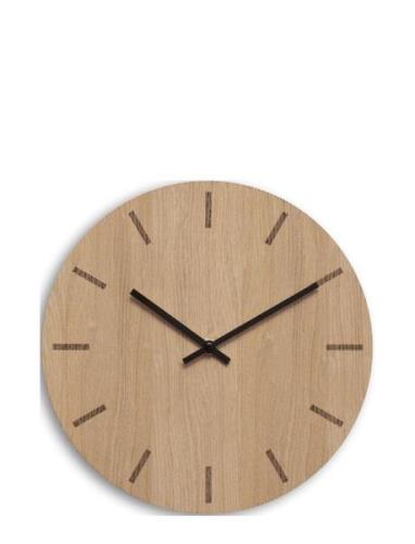 Light Oak Home Decoration Watches Wall Clocks Beige Hemverk