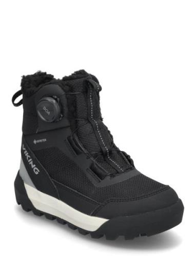 Expower Warm Gtx Boa Vinterstøvletter Pull On Black Viking