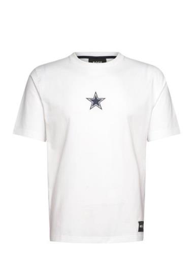 T_Brady_Nfl Tops T-shirts Short-sleeved White BOSS